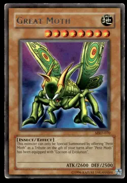 Great Moth Metal Raiders MRD-070 MP YuGiOh TCG | Buy 10 Get 10 Free - Image 1