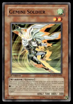 Gemini Soldier Structure Deck: Warriors' Strike SDWS-EN004 MP YuGiOh TCG | Buy 1 - Image 1