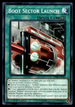 Boot Sector Launch Structure Deck: Rokket Revolt SDRR-EN026 MP YuGiOh TCG | Buy - Image 1