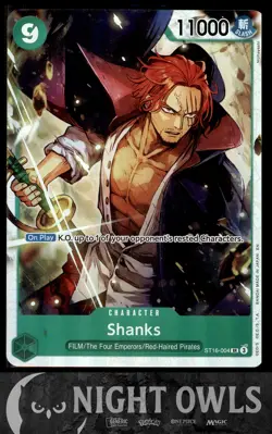 Shanks #ST16-004 Starter Deck 16: GREEN Uta Near Mint or Better - Image 1