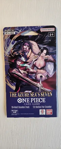 One Piece OP14 The Azure Sea's Seven Sleeved Booster Pack English lot of 15 - Image 2