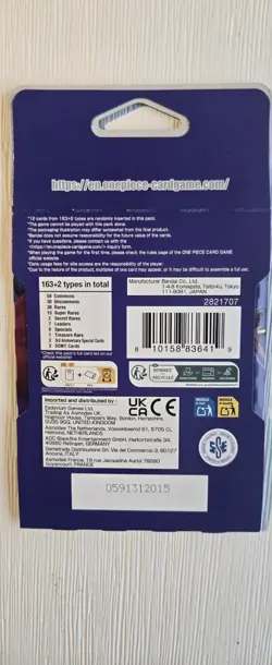 One Piece OP14 The Azure Sea's Seven Sleeved Booster Pack English lot of 15 - Image 3