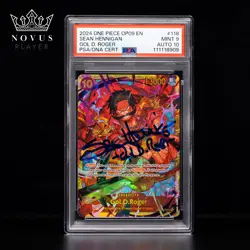 2024 One Piece - Gol D Roger OP09-118 SEC Dual Grade PSA 9/Auto 10 - Image 1