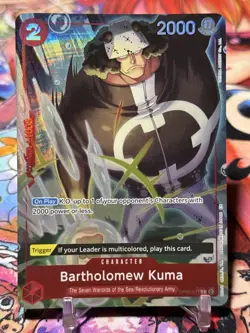 BARTHOLOMEW KUMA - One Piece OP05-011 - PROMO Seven Warlords of the Sea Set - Image 3