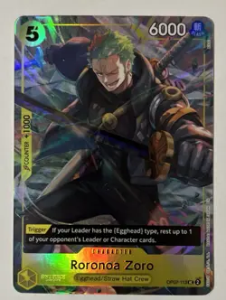One Piece Roronoa Zoro OP07-113 Illustration Box Vol. 3 Promo - Image 1