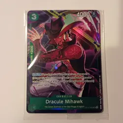 One Piece Dracule Mihawk ST12-003 Illustration Box Vol 4 English Promo Near Mint - Image 1