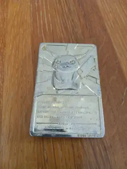 Pokemon Pikachu 23k Gold Plated Trading Card 1999 Nintendo - Image 2