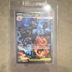 Pokemon Mega Charizard X EX Foil Card 125/094 Stage 2 360HP Flame TCG - Image 1