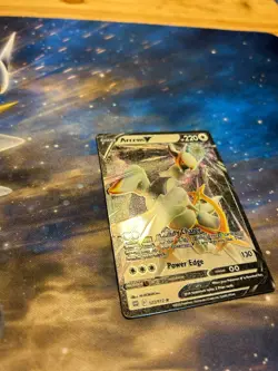 Pokemon TCG Arceus V 122/172 Gamestop UPC Exclusive Metal Card Near Mint - Image 2