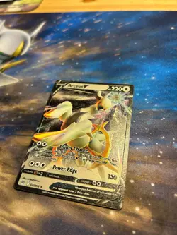 Pokemon TCG Arceus V 122/172 Gamestop UPC Exclusive Metal Card Near Mint - Image 3