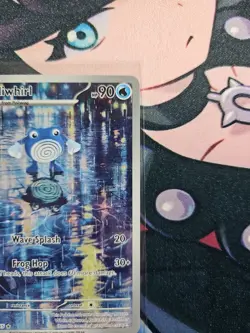 Pokemon TCG Poliwhirl Full Art 176/165 151 Card NM/M Condition - Image 4