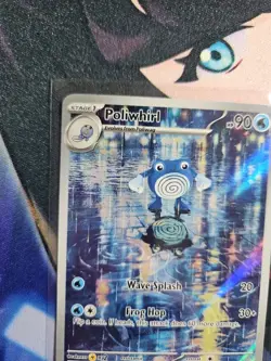 Pokemon TCG Poliwhirl Full Art 176/165 151 Card NM/M Condition - Image 5