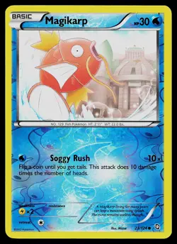 Pokemon Card - Magikarp Dragons Exalted 52/124 Common Reverse Holo - Image 1