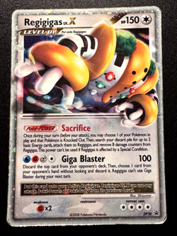 Regigigas LV.X Promo DP30 Pokemon Card Holo Foil Rare HP - Image 1