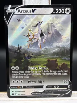 ✨Arceus V SWSH204 SWSH: Sword & Shield Promo Cards Holo Illustration Rare✨ - Image 1