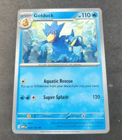 Pokemon 151 Golduck Uncommon Card 055/165 NM - Image 1