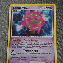 Pokemon Spiritomb TCG Reverse Holo Rare Card Legends Awakened 16/146 - Image 2