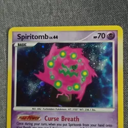 Pokemon Spiritomb TCG Reverse Holo Rare Card Legends Awakened 16/146 - Image 3