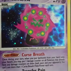 Pokemon Spiritomb TCG Reverse Holo Rare Card Legends Awakened 16/146 - Image 5