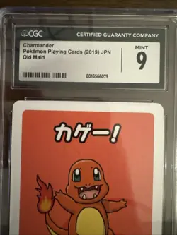 CGC 9 CHARMANDER OLD MAID PLAYING CARDS 2019 JAPANESE POKEMON CARD - Image 2