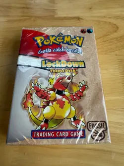 Pokemon Card Fossil Set, LockDown Theme Deck WOTC 1999, New & Sealed - Image 1
