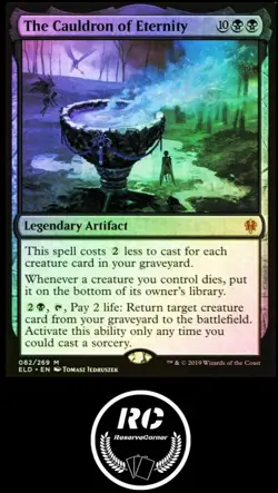 The Cauldron Of Eternity FOIL MTG NM ELD Rare Artifact Fast Tracked Shipping - Image 1