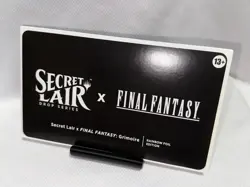 Magic the Gathering MTG Secret Lair x Final Fantasy: Grimoire (Rainbow Foil) NEW - Image 1