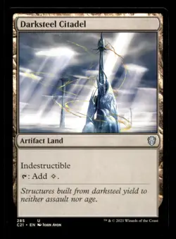 Darksteel Citadel LP Light Play Commander 2021 MTG [8956] - Image 1