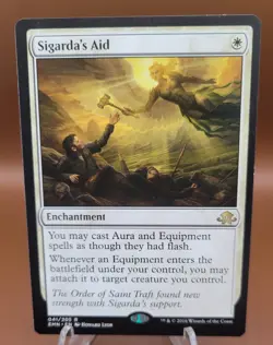 Sigarda's Aid x1 MTG Eldritch Moon Magic Light Play LP English - Image 1