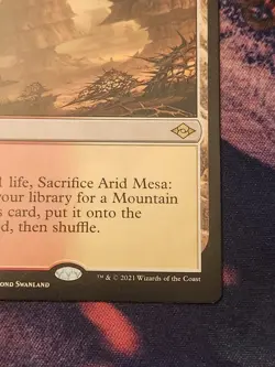 MTG Modern Horizons 2 - Arid Mesa NM Fetch Land - Image 5