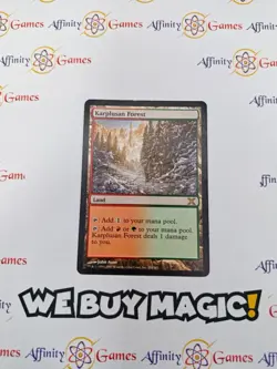 MTG | Karplusan Forest | 10th Edition | Regular | Moderately Played | English - Image 1
