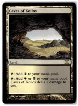MTG Caves of Koilos - 10th Edition Moderately Played English - Image 1