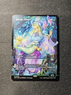 MTG Magic Lorwyn Eclipsed Bloom Tender (Showcase) Foil 390 NM - Image 1