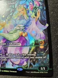 MTG Magic Lorwyn Eclipsed Bloom Tender (Showcase) Foil 390 NM - Image 2