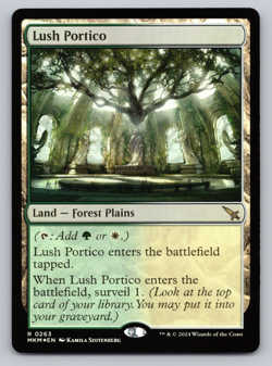 Lush Portico FOIL - Murders at Karlov Manor MTG - Image 1