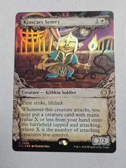 Kinscaer Sentry - (Showcase FOIL) Lorwyn Eclipsed MTG NM - Image 1