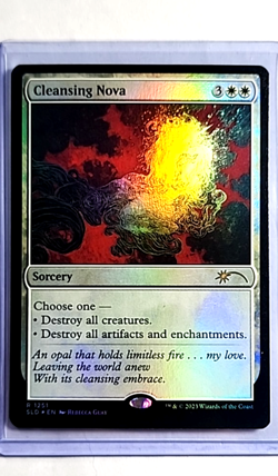 2023 MTG Magic The Gathering SLD Secret Lair Drop Foil #1251 Cleansing Nova - Image 1