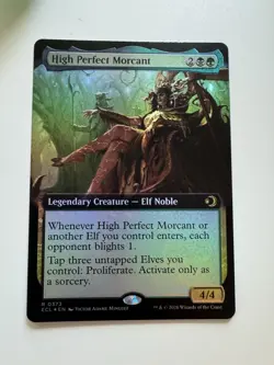 1x High Perfect Morcant, Foil - Extended Art, Lorwyn Eclipsed, Magic MTG NM - Image 1