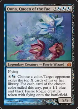 Oona, Queen of the Fae - Foil LP, English MTG From The Vault - Image 1