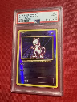 2016 Pokemon XY Evolutions Mewtwo Reverse Foil #51 PSA 9 Card TCG - Image 4