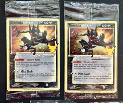 Greninja Star SWSH144 Celebrations ETB Pokemon Sealed Promo Lot Of 5 NM - Image 2