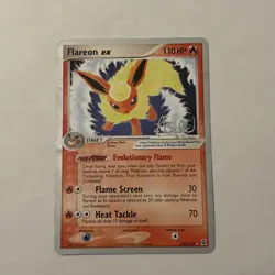 Flareon EX 108/113 Delta Species 2006 World Championships Pokemon Card READ DSC - Image 1