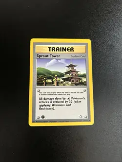 Pokemon Sprout Tower 97/111 Neo Genesis 1st Edition - Image 1