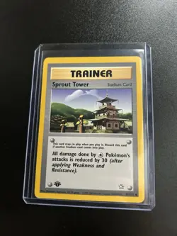 Pokemon Sprout Tower 97/111 Neo Genesis 1st Edition - Image 3