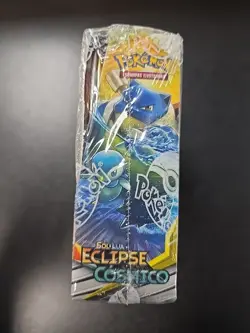 Pokemon Sun & Moon Portuguese Cosmic Eclipse Booster Box Factory Sealed - Image 2
