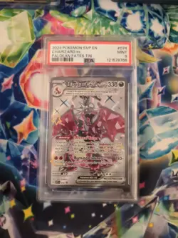 2024 POKEMON SVP EN-SV BLACK STAR PROMO PALDEAN FATES TIN CHARIZARD EX PSA 9 - Image 1