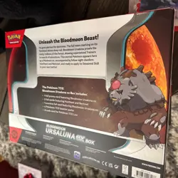 Pokemon TCG Bloodmoon Ursaluna Ex Box. New Factory Sealed Surging Sparks Pack - Image 2