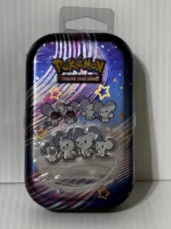 Pokemon Paldean Fates Mini Tin [Maushold] Brand New, Factory Sealed **LAST ONE** - Image 1