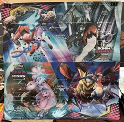 Pokemon UNIFIED MINDS Double Playmat 2-player Ultra Pro Umbreon Espeon New - Image 1
