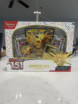 Pokemon TCG Scarlet & Violet 151 Zapdos EX Collection Box Sealed NEW - Image 1